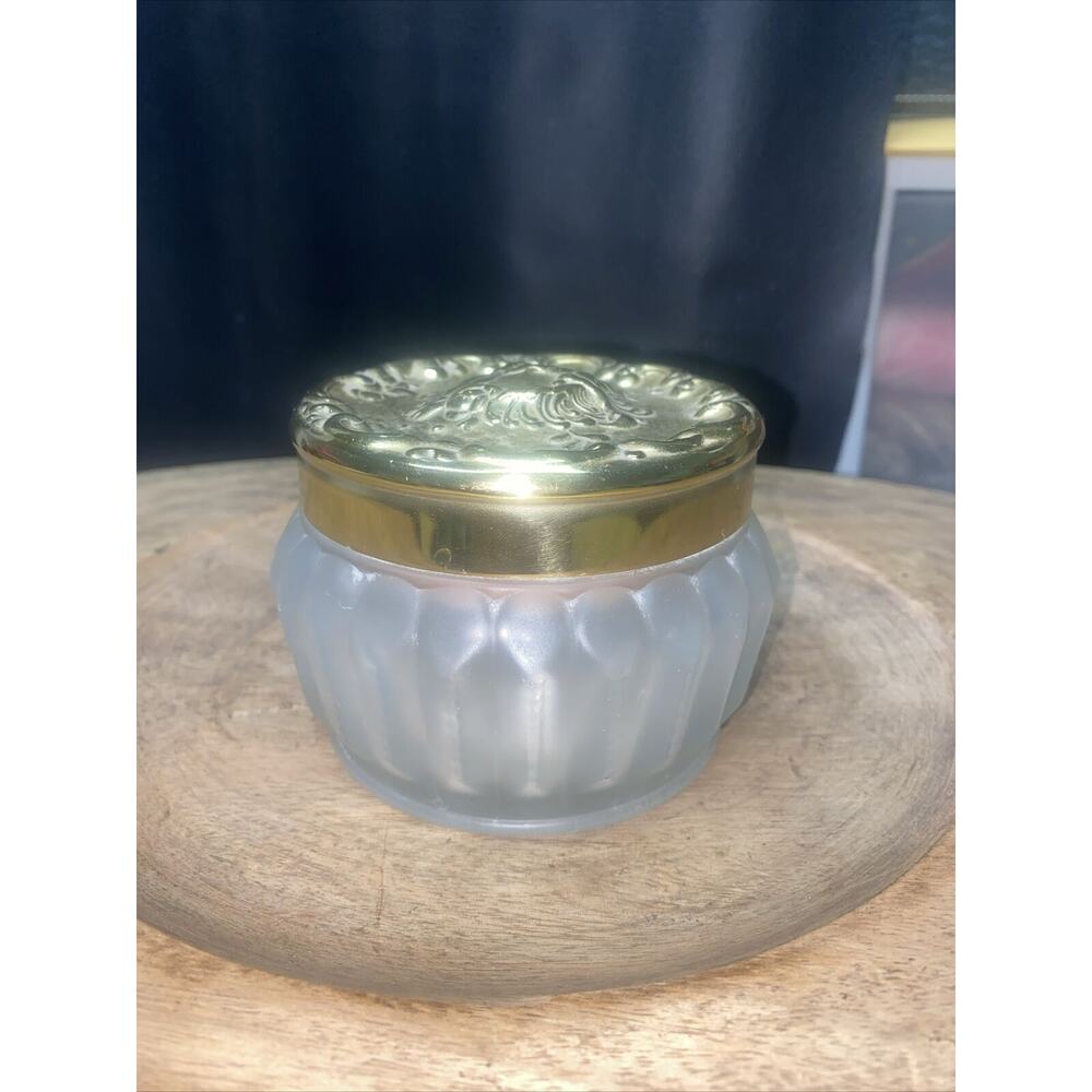 VINTAGE ESTEE LAUDER Re-Nutriv Face Powder Shell Jar, EMPTY, COLLECTIBLE 3 oz